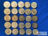 1964-1968 KENNEDY 1/2 Dollars 5 of each year