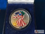 American Silver Eagle in Full Color