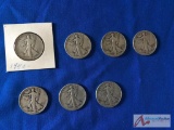 1940- 1946 Walking Liberty Silver 1/2 Dollars