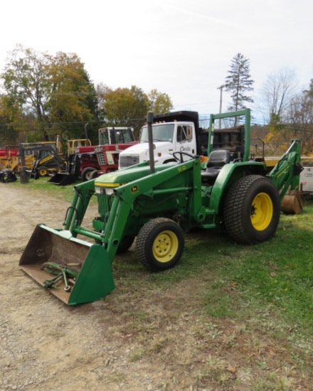JD 870 TLB with JD 80 loader JD8B backhoe 773 hrs
