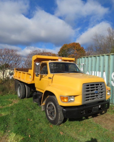 1996 Ford  F550 dump truck 116462 miles, vin#1FDF70J7TVA29780 mv50