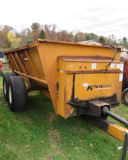Kuhn Knight 8124 Protwin single manure spreader,