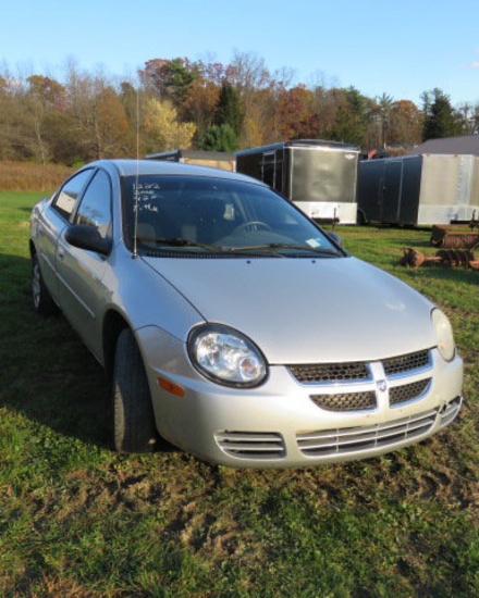 2005 Dodge Neon 92,035 miles vin #1B3ES56C950152164 title