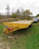 1987 24ft air break trailer with penial hitch
