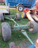 John Deere running gear with large implement tires
