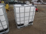 caged water tank