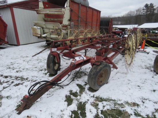 H &S Double wheel rake