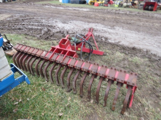 3pt hitch rock rake
