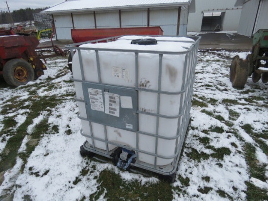 caged water tank