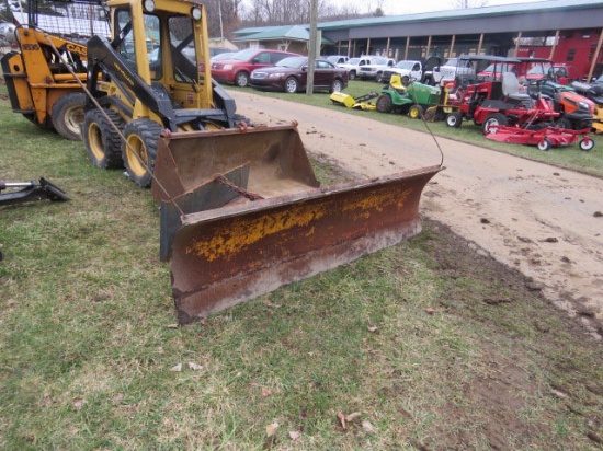 Old new holding hookup skidsteer blade
