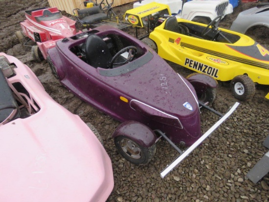 plymouth purple go cart