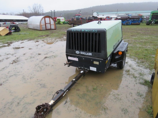 Sullair 185 DPQ CAS Air Compressor Cat, (Engine knocks)