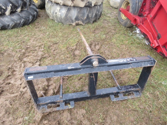 Skidsteer bale spear