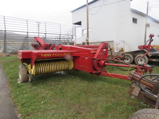 NH Hayline 310 square baler w/throw