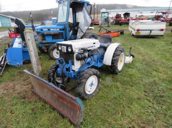 Satoh Beaver tractor S-370D w/blade & mower decck manual & glow plug