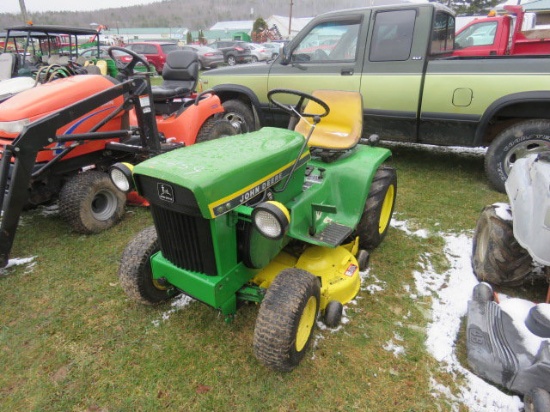 JD 110 garden tractor runs w/manual