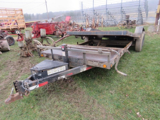 Load Trail 22ft powertilt medal deck trailer