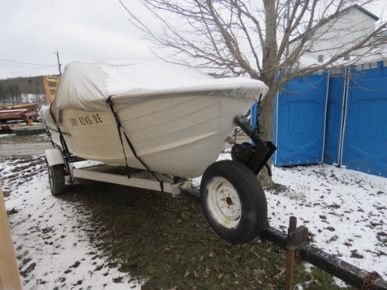 1968 Star Craftboat w/reg & Trailer 55hp Johnson 3 cyl motor