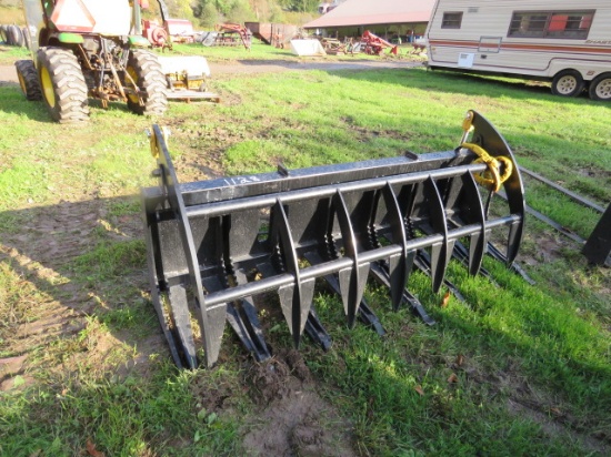 78" grapple skidsteer bucket