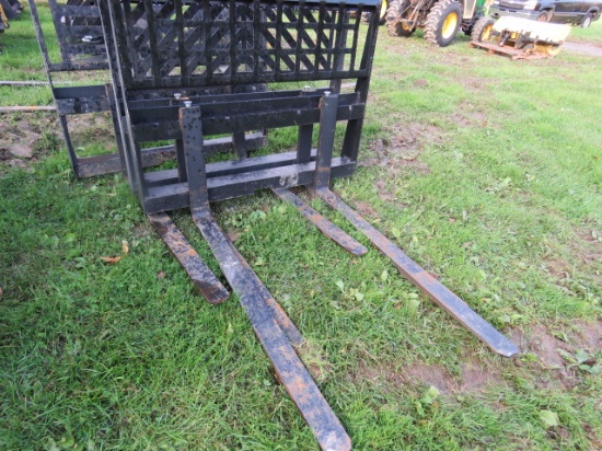 skidsteer pallet forks