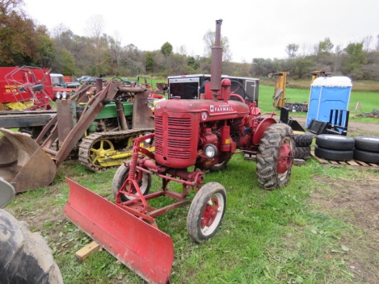 McCormick Farmall Super A w/front blade