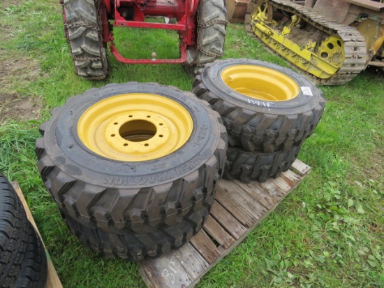 Histability 10-16.5NHS tires & rims -quanity 4- this is 4 times the bid