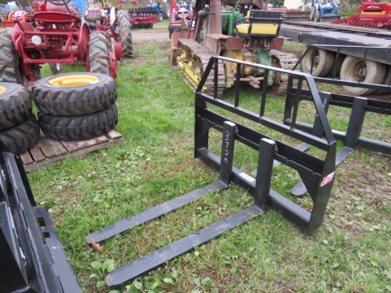 skidsteer pallet forks max capacity 3500lbs