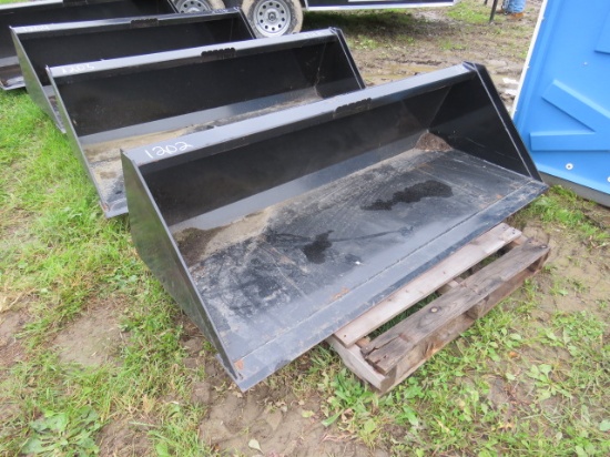 72" skidsteer bucket