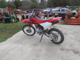 Honda CRF 150F bike w/reg