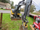 2016 JD 50G excavator w/CHA w/ Hyd thumb & Hyd blade 93 hrs serial FF050G00xvf283725
