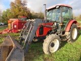 Zetor 4341 4x4 tractor with cab & Zetor 102 loader