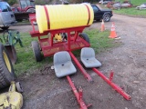 Transplanter with water wheel
