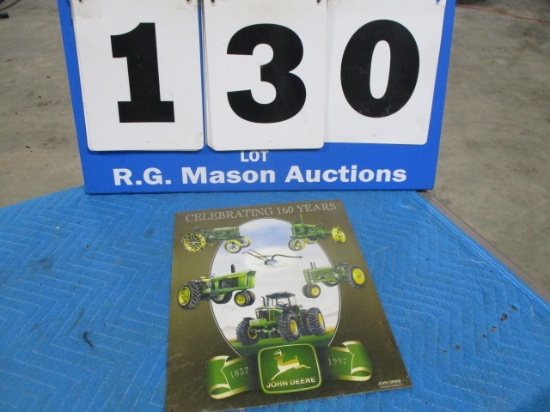 John Deere celebrating 160 years metal sign