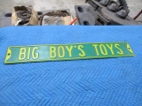 Big Boy's toys sign