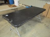 6ft black lifetime table