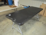 6ft black lifetime table