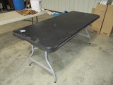 6ft black lifetime table