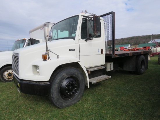 2002 Freightliner F70 Flatbed Vin#1FVABSAK22HK15740 391427 miles title