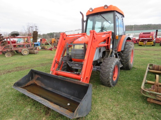 Kioti DK 65S 4wd cab w/Kiofi KL1730S loader 4170 hrs