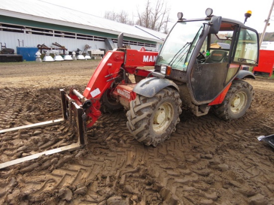 Manitou MLT526 turbo man reach telehandler hr meter unreadable very good working machine