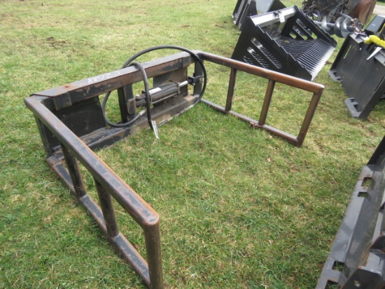 skidsteer bale grabber