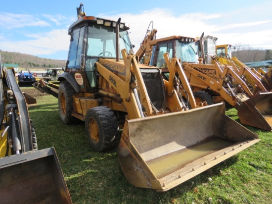 580L Case Backhoe 4wd w/extendahoe 8352 hrs