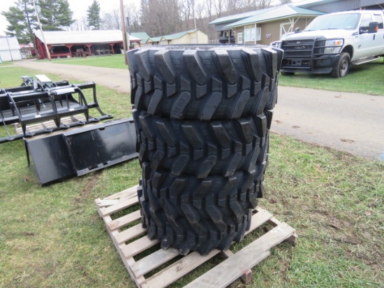Camso 12-16.5 skidsteer tires-new x4