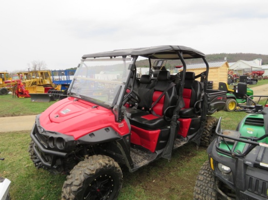 Mahinder XTV 7506 gas 225 miles