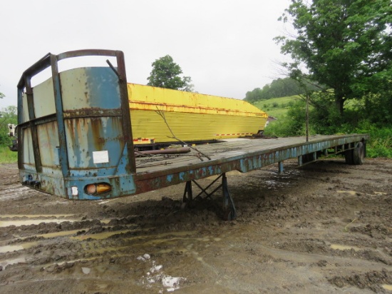 FLATBED TRAILER NO TITLE