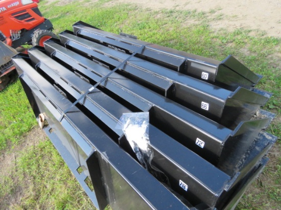 72" KIVEL SKIDSTEER BUCKET
