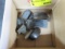 BOX OF METAL ITEMS