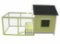 ADVANTEK THE WHITE PICKET FENCE LARGE RABBIT HUTCH