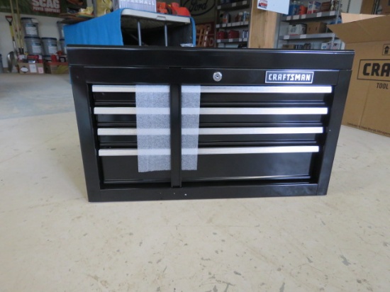 CRAFTSMAN 4 DRAWER TOOL CHEST SIXE IS 12X26X15.5 NEW