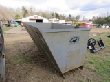 EQUINE BEDDER SKIDSTEER HOPPER FOR SAWDUST